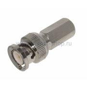РАЗЪЁМ штекер BNC RG-6 накрутка (01-008C) REXANT