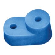 Изолятор уголовой для «О» шины синий YIS32