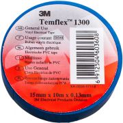 Изолента «Temflex» ПВХ  15ммх10м0,13мм синяя