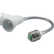 Переходник гибкий с цоколя E27 на 2хE27 300мм Белый A7L27WEAY Ecola