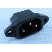 Штекер сетевой на корпус REXANT 11-0001