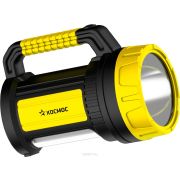 Фонарь ручной Космос «KOCAc2005W_Ex», аккумуляторный, цвет: черный, желтый