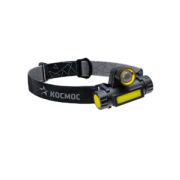 Фонарь Космос KocH103WLith налобный (3Вт ХРЕ, 3Вт СОВ, литий 1200mAh, зум)