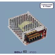 Драйвер GDLI-60-IP20-12 для светодиодной ленты 60Вт 85x58x38 512400