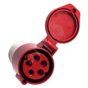Розетка 225 32А 3Р+N+Е IP44 переносная 380В EKF