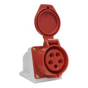 Розетка кабельная 32А 3Р+N+E IP44 на пов.380В 125