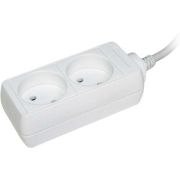 Удлинитель 2гн. 5м б/з 10А IP20 У2 2P 2х0.75 ИЭК