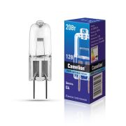 Лампа галоген. JC G4 12V 20W 3500K Camelion