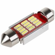 Светодиодная лампочка цоколь SV8,5 39мм. с радиатором Rexant 80-1325-9