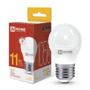 ЛАМПА СД LED-ШАР-VC 11ВТ 230В Е27 3000К 820ЛМ IN HOME