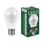 Лампа светодиодная Saffit E27 12W 6400K Шар Матовая SBA6012 арт. 55009
