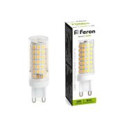 Лампа светодиодная Feron LB-434 G9 9W 4000K 38147