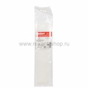 Хомут полимерный 20 шт прозрачный REXANT 07-7309