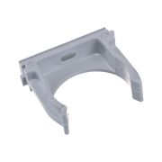 Клипса 40 мм ПВХ серая для труб