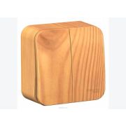 BLANCA 2 кл. выключатель наружный (cх.1), 10A, 250B, ясень (BLNVA105015)