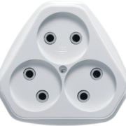 Розетка 3 поста наружная РА10-387 (5920)