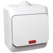 Выключатель 1-кл. ОП Этюд 10А IP44 с индик. Schneider Electric BA10-045B