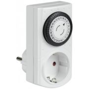 Розетка-таймер механ. 30мин 24ч 48on/off 16А IEK РТМ-1