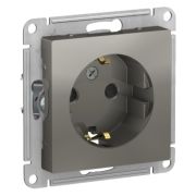 AtlasDesign розетка 1м.с ЗК сталь ATN000943
