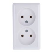 Хит розетка СУ 2 м. белая