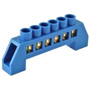 Шина N нулевая в изоляторе 6х9мм 6 групп TDM/SQ0801-0017