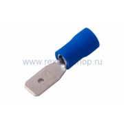 Клемма плоская изолированная штекер 2.8 мм 1.5-2.5 мм² синяя REXANT 08-0331
