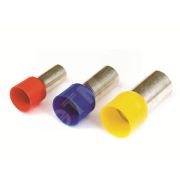 Наконечник-гильза НШвИ 6-14 с изолированным фланцем желтый