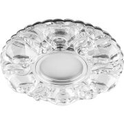 Светильник встраиваемый с белой LED подсветкой Feron CD918 потолочный MR16 G5.3 прозрачный