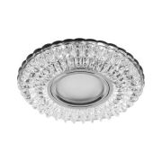 Светильник встраиваемый с белой LED подсветкой Feron CD937 потолочный MR16 G5.3 прозрачный
