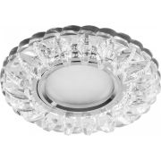 Светильник Feron CD933 MR16 50W G5.3 прозрачный, хром (арт. 29466)