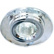 Светильник встраиваемый Feron 8050-2 потолочный MR16 G5.3 серебристый 18643