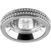 Светильник встраиваемый Feron DL505R потолочный MR16 G5.3 хром 28455