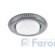 Светильник встраиваемый с белой LED подсветкой Feron CD4036 потолочный GX53 без лампы, прозрачный, х