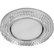 Светильник CD4120 потолочный GX53 без лампы прозрачный, хром 40516