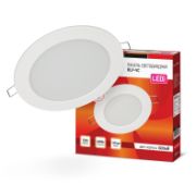 Панель СД встр. круглая RLP-VC 6Вт 230В 6500 420Лм 95мм белая IP40 IN HOME