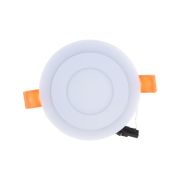 Панель СД встраиваемая круглая RLP-BL 6Вт 230В 4000К 350Лм 105мм с подсветкой белая IP20 I