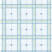 Клеенка ПВХ тканевая основа 1,25*25 рис.418/1 Колорит