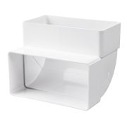 Колено вертикальное ВЕНТС 7272 90гр. 120*60мм