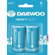 Батарейка солевая R20/373 BL2 Daewoo Heavy Duty