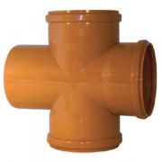 Крестовина д/наруж.канализ.(оранж.) 110/110/110*90гр.