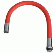 Излив гибкий Красный 49см MELODIA МКР20650