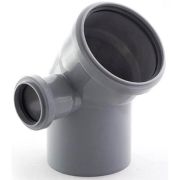 Отвод ПП 45гр. Дн 110 с патр.50 левый с у/к