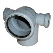 Отвод 90гр ПП 110 с патр. 50 ПРАВО-ЛЕВО с у/к