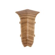 Угол внутренний для плинтуса №165 ДУБ КОНЬЯЧНЫЙ RICO LEO