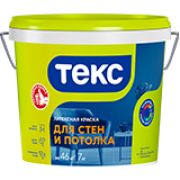 Краска ВД д/стен и потолков УНИВЕРСАЛ 3кг. Текс