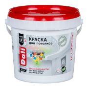 Краска акриловая д/потолка белоснеж. 0,9 л Dali