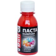 Паста Dali колерная универсальная 0,1кг красный