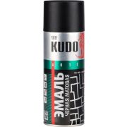 Эмаль аэрозольная черная матовая KU-1102 400/520 мл KUDO