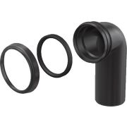КОЛЕНО СТОКА ALCAPLAST M908 DN90/90 ДЛЯ ПОДВЕСНОГО УНИТАЗА
