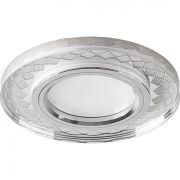 Светильник встраиваемый с подсветкой 15LED*2835 SMD 4000K, прозрачный, CD959